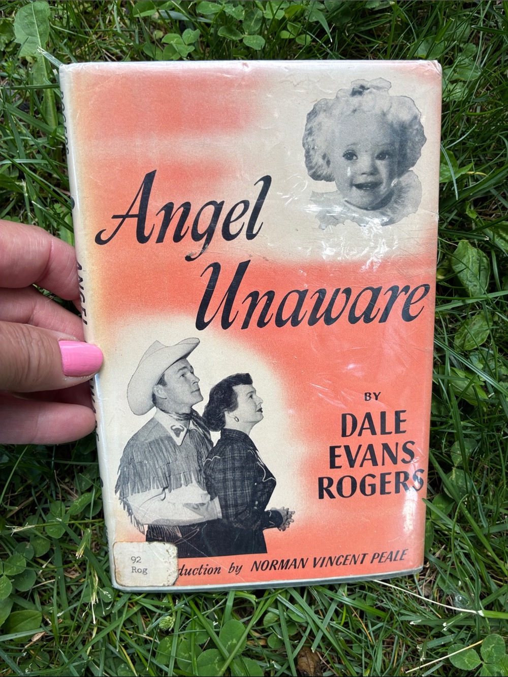 Angel Unaware by Dale Evans Rogers Vintage hardcover book 1953
